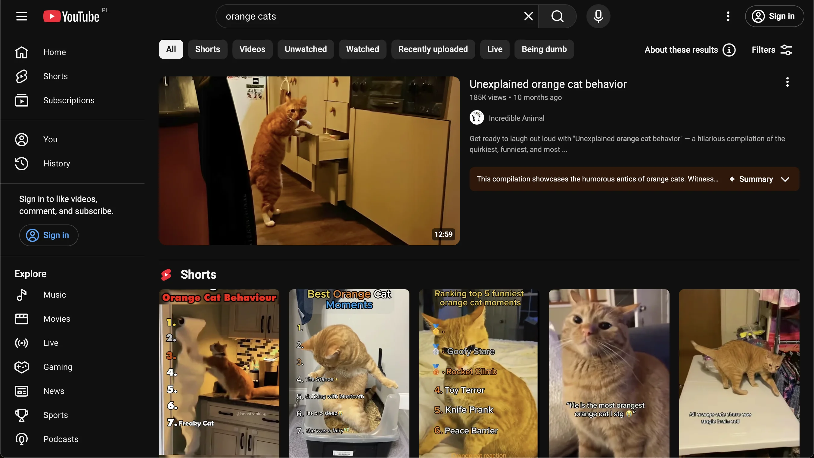 Screenshot: Unlocked site